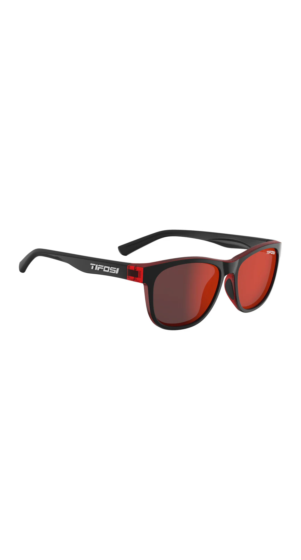 Tifosi Swank Crimson / Onyx, Smoke Red