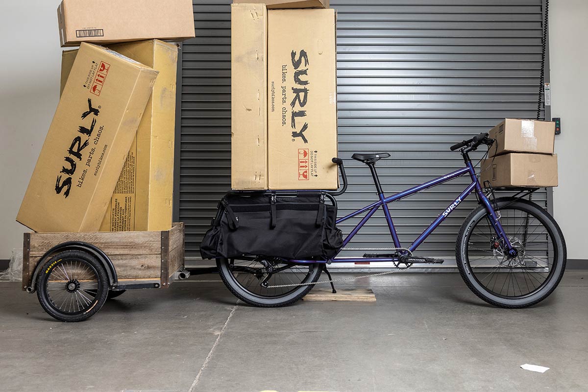 Surly Big Dummy Cargo Bike, 26", S, bruised ego purple