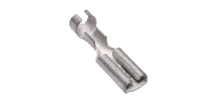 Spade connectors female, 2.8 x 0.5 mm, pack of 500 pcs
