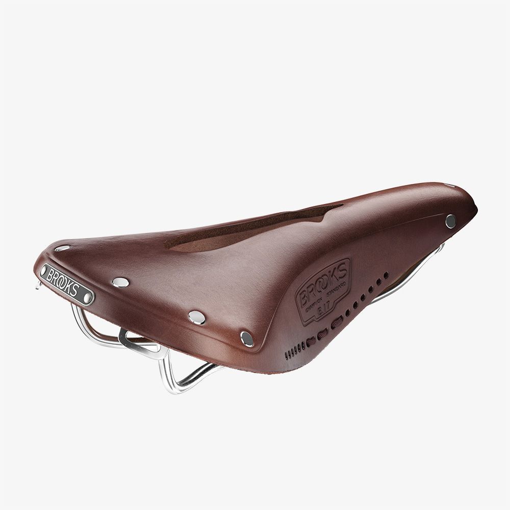 Brooks B17 Carved Marrón