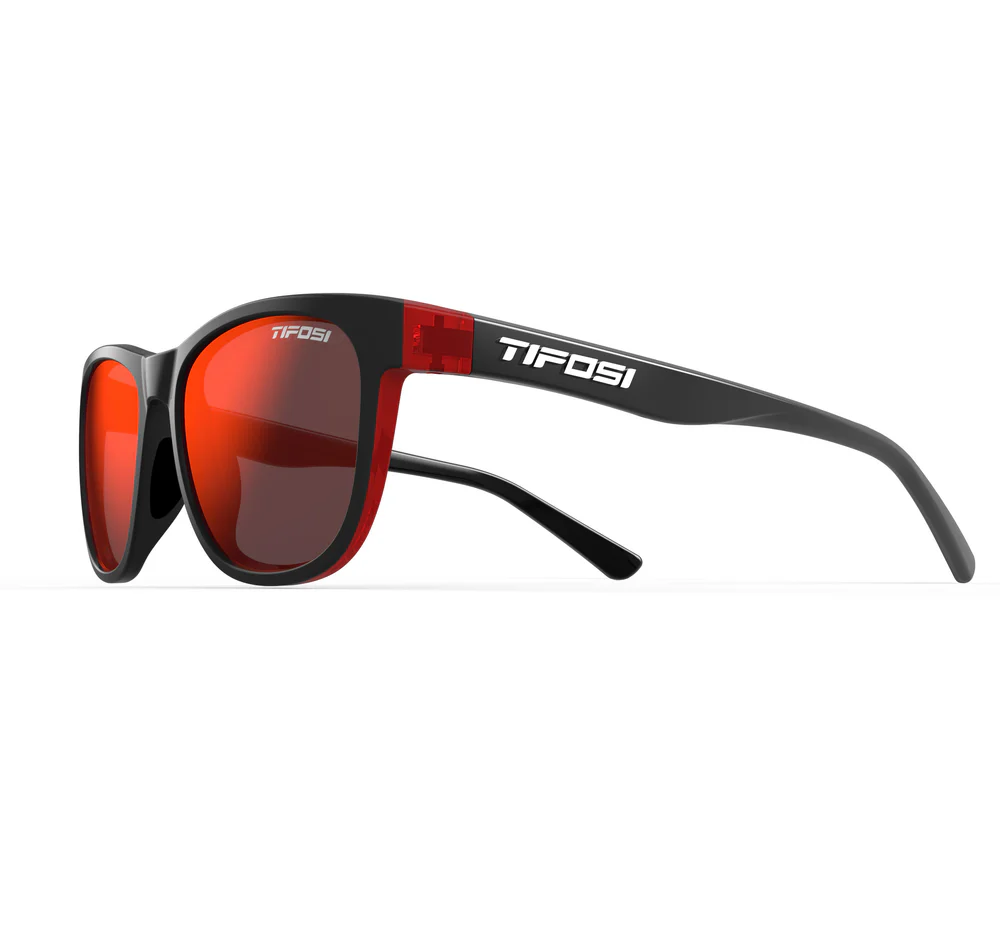 Tifosi Swank Crimson / Onyx, Smoke Red