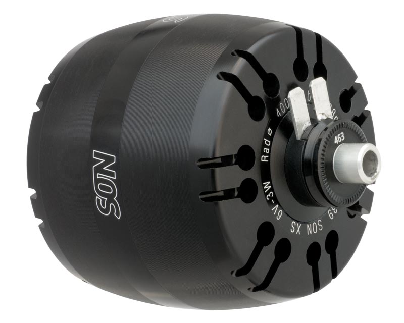 SON XS for Tern/Dahon 28 slots semi radial, black