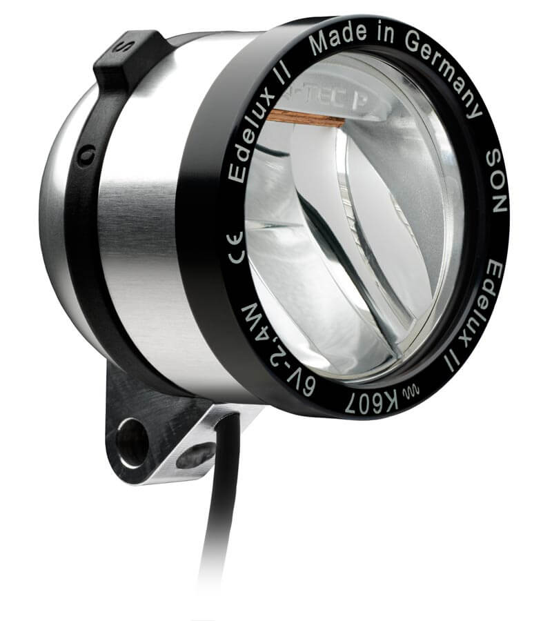 Edelux II, 140 cm cable, connectors separate, silver anodized