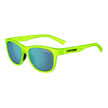 Tifosi Swank Satin Electric Green, Smoke Bright Blue