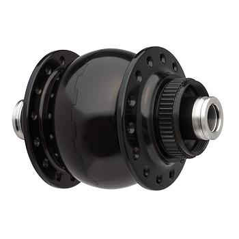 SON 28 12 disc center lock*, black anodized, 28 hole